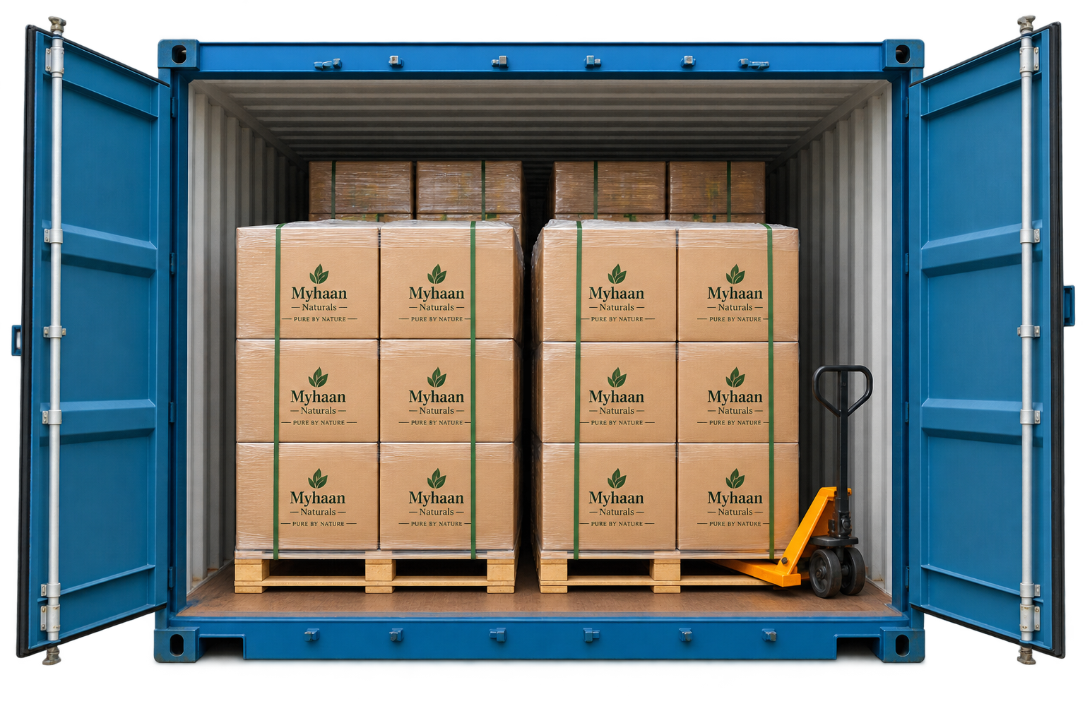 Container loading for export shipments